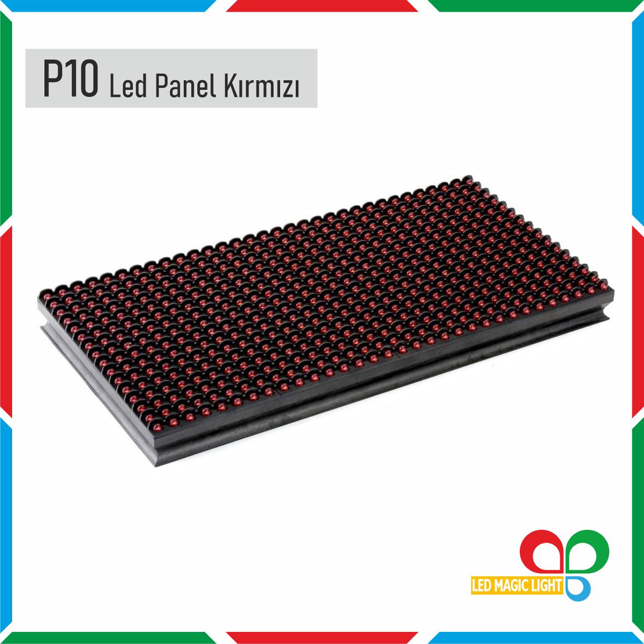 P10 Kırmızı Led Panel